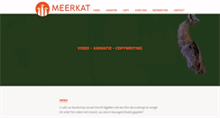 Desktop Screenshot of meerkat.be